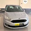Ford C-MAX de ocasión gris plata visto de frente en la exposición de Autos Reina en Mijas